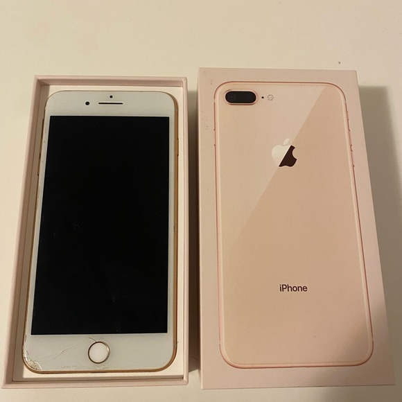 iPhone 8 Plus 64GB Rose Gold - Picture 1 of 4